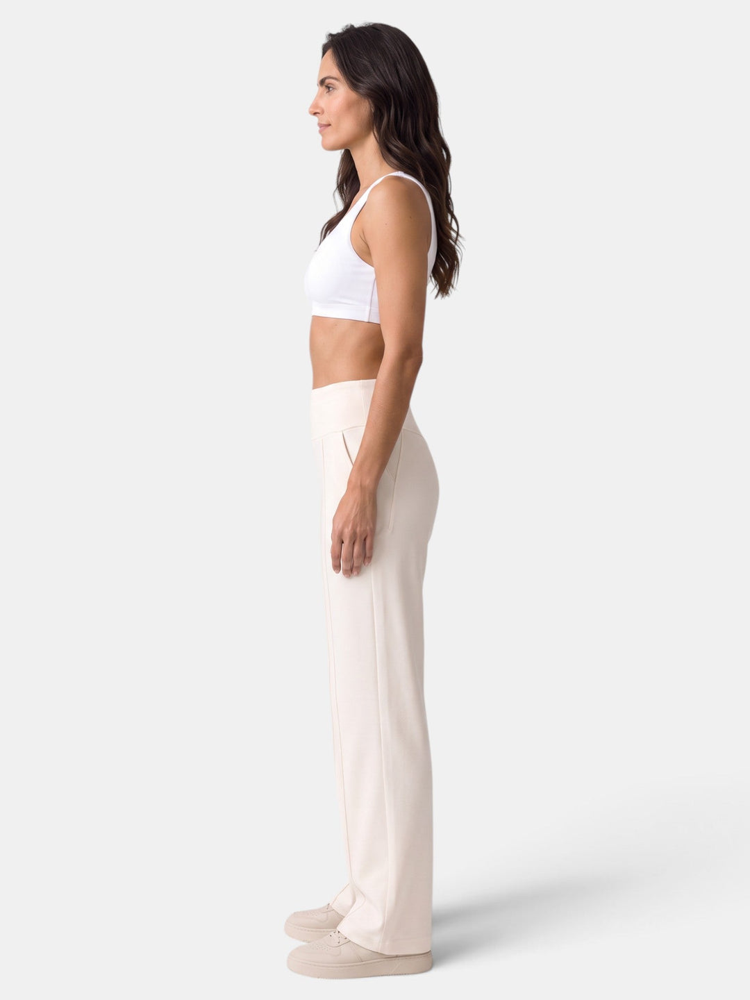 Jogger de cintura alta para mujer, cómodo y con estilo urbano, perfecto para cualquier ocasión.