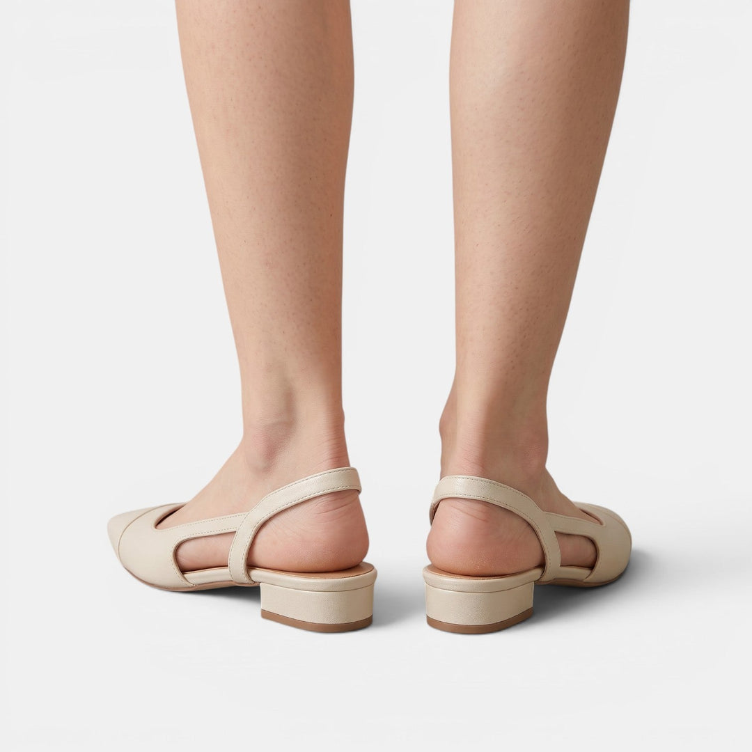 Moda mujer: sandalias con tacón bajo que combinan elegancia y confort. Zapatos perfectos para cualquier ocasión.