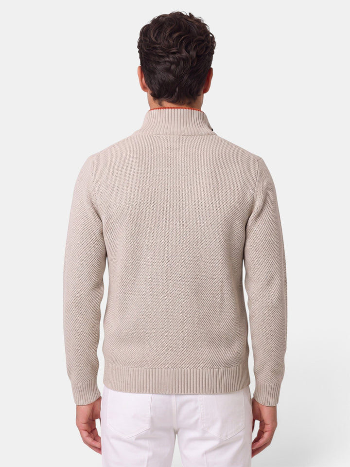 Suéter de invierno para hombre, tejido de punto afelpado, perfecto para el frío.