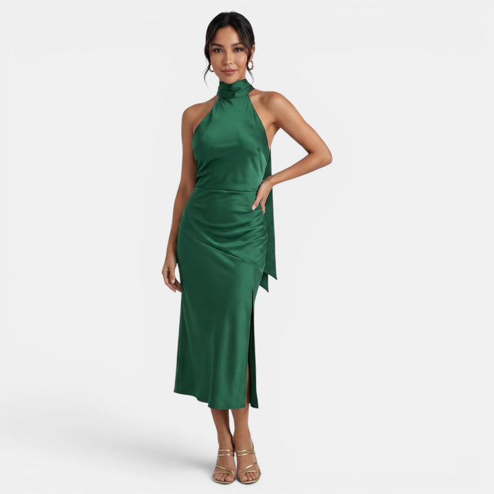 Vestido sensual y elegante para mujer, perfecto para ocasiones especiales. Diseño sofisticado para noche de gala.
