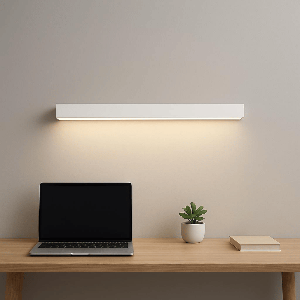 Iluminación LED tricolor para techo, estilo escandinavo, con eficiencia energética para un hogar moderno.