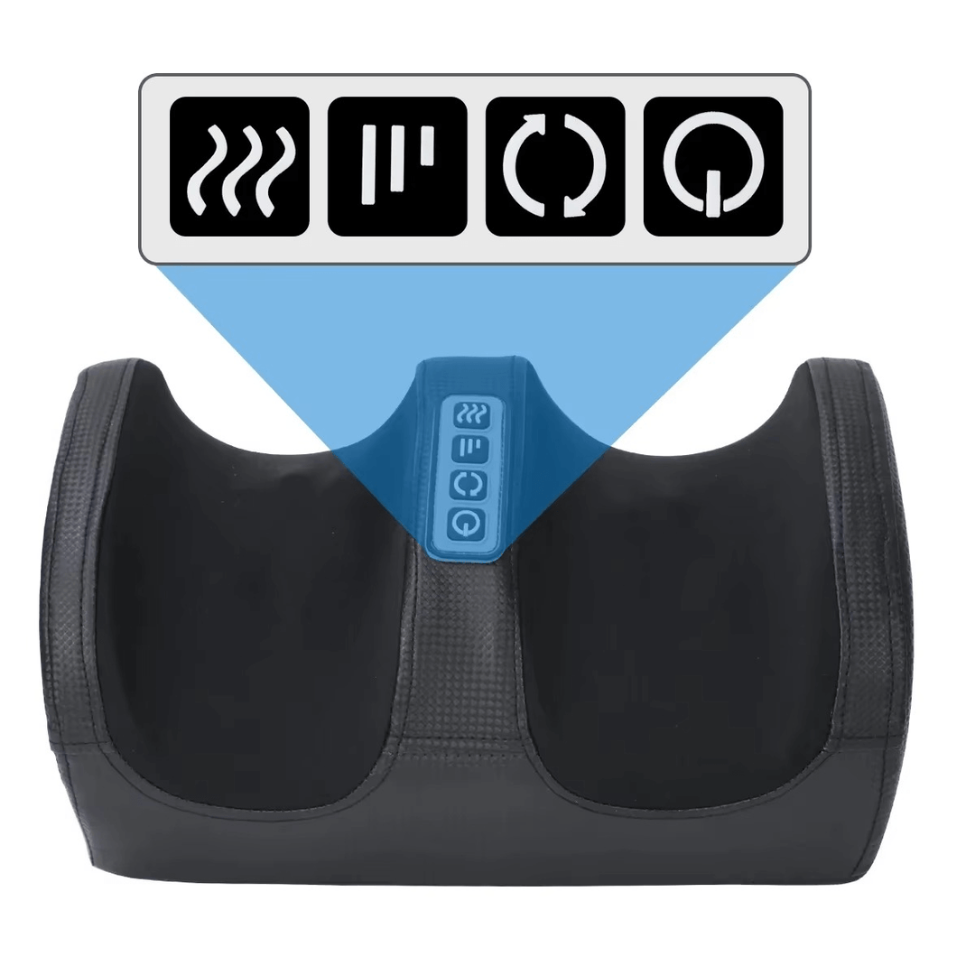 Relajación total: Masajeador de pies eléctrico con calor. Función Shiatsu 3D para aliviar el estrés.