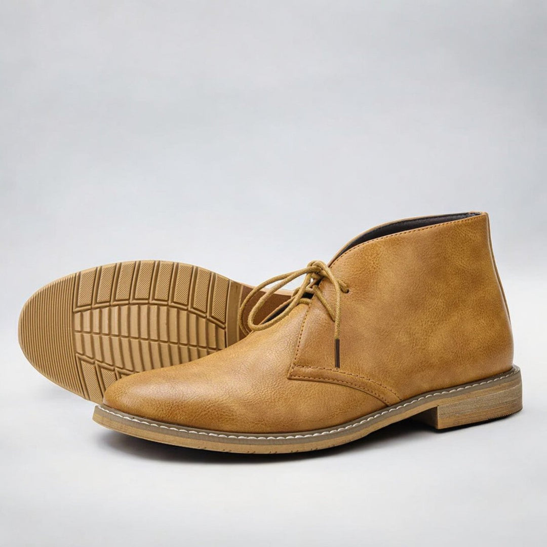 Zapatos chukka duraderos para hombre con cordones, estilo clásico que ofrece comodidad y versatilidad.