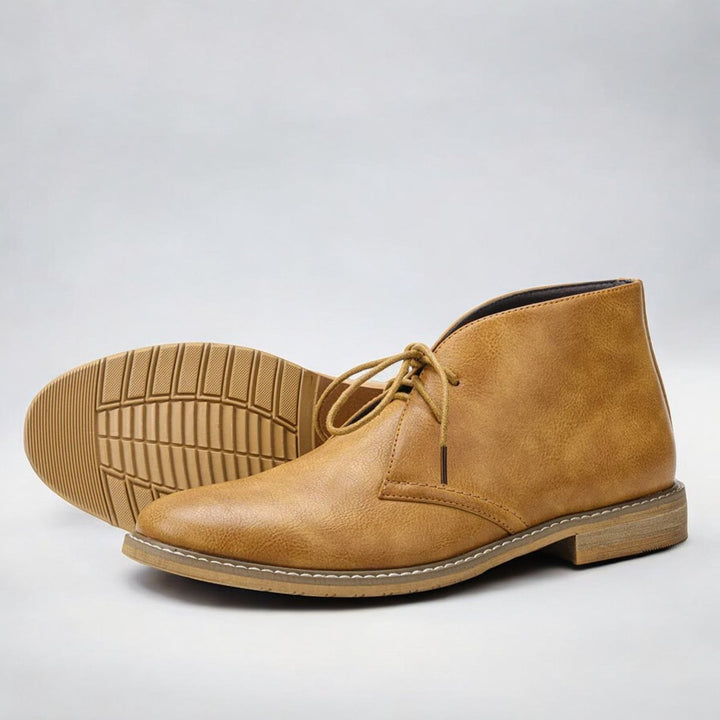 Zapatos chukka duraderos para hombre con cordones, estilo clásico que ofrece comodidad y versatilidad.