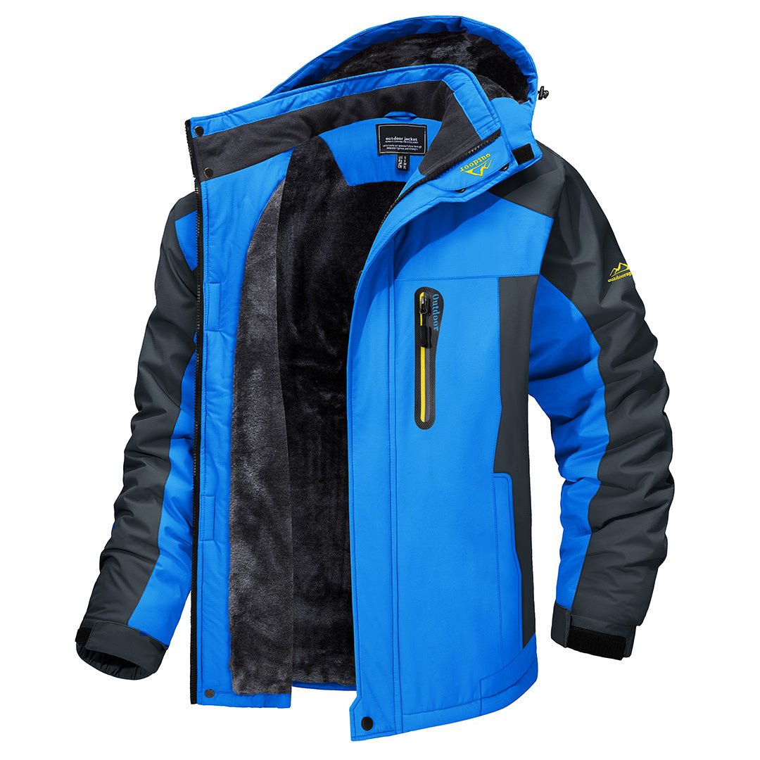 Chaqueta cortavientos impermeable de hombre, cómoda y versátil, perfecta para viajes, uso casual y aventuras.