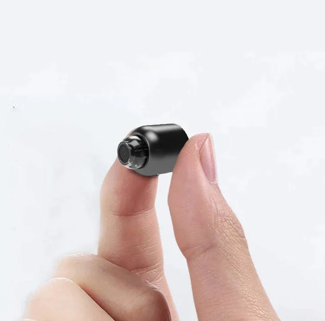 Cámara de seguridad espía Full HD 1080p, WiFi, con monitoreo remoto y detección de movimiento para vigilancia.