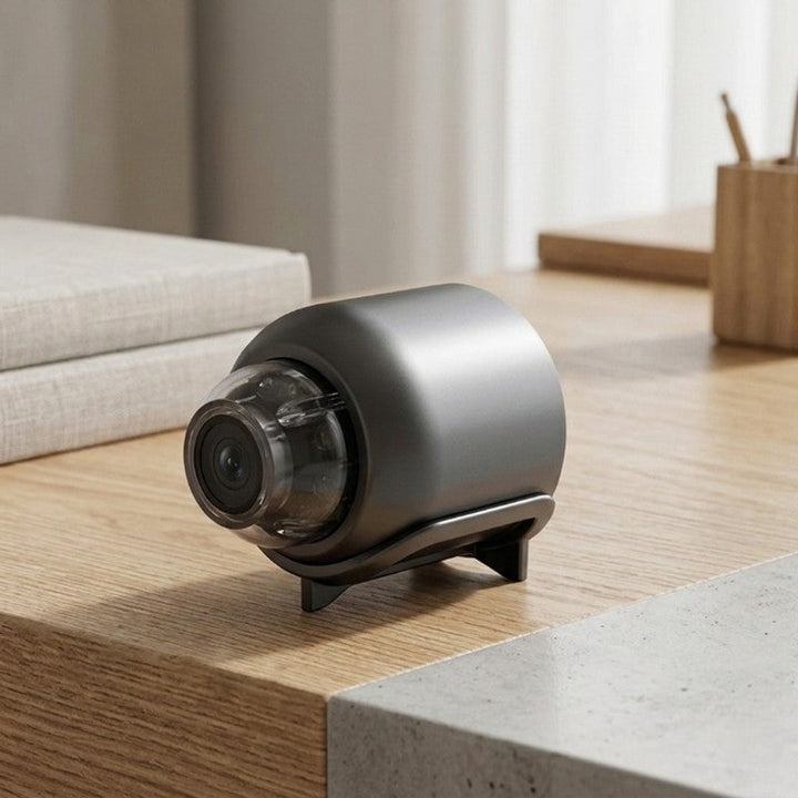 Cámara de vigilancia mini inalámbrica 1080p HD para seguridad en el hogar y oficina.