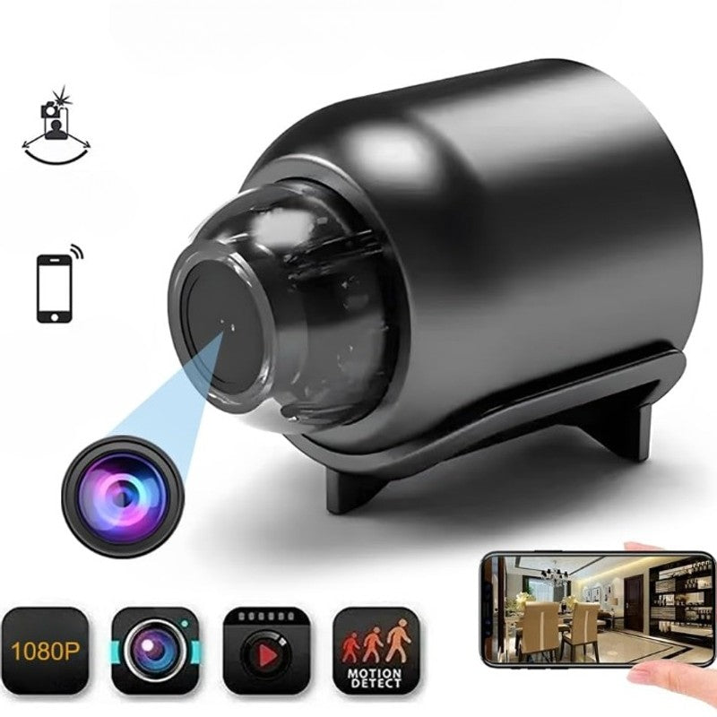 Cámara de vigilancia 1080p Full HD inalámbrica para seguridad inteligente en casa y oficina.