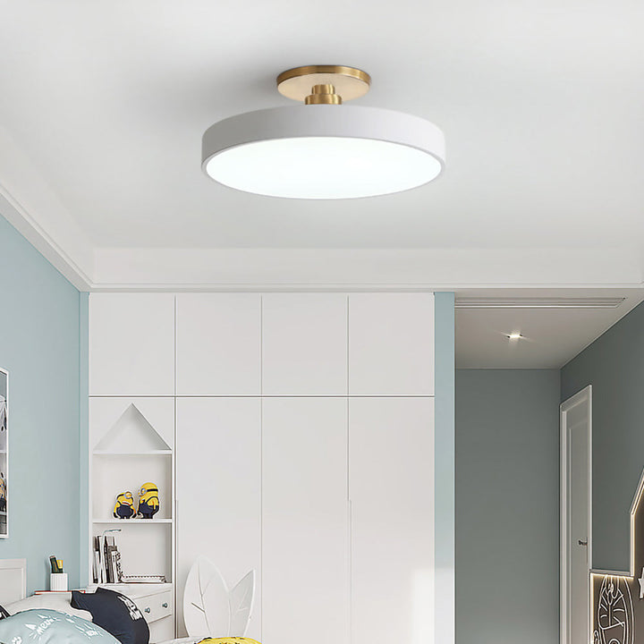 Lámpara de techo LED, estilo moderno con luz eficiente para diseño interior.