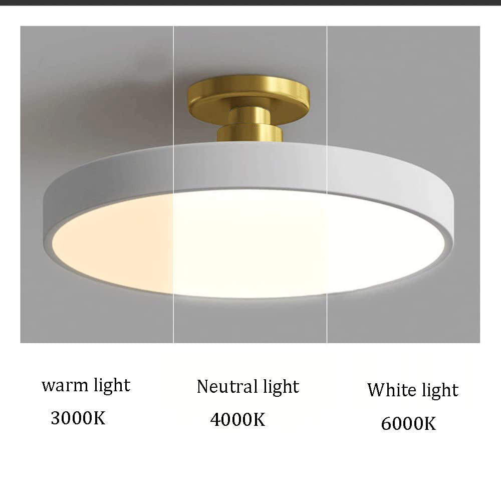 Lámpara de techo LED moderna, realza la decoración con su luz ambiente.
