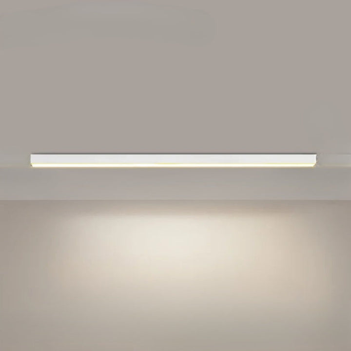 Diseño de lámpara de techo LED minimalista. Aporta eficiencia y estética moderna.