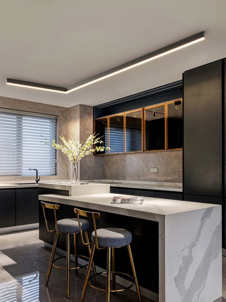 Iluminación LED de techo moderna. Diseño minimalista y alta eficiencia energética.