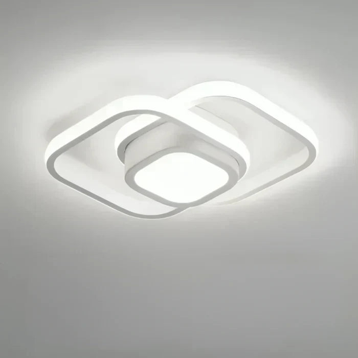 Moderna lámpara de techo LED para hogar 24cm, luz brillante, diseño y decoración minimalista.