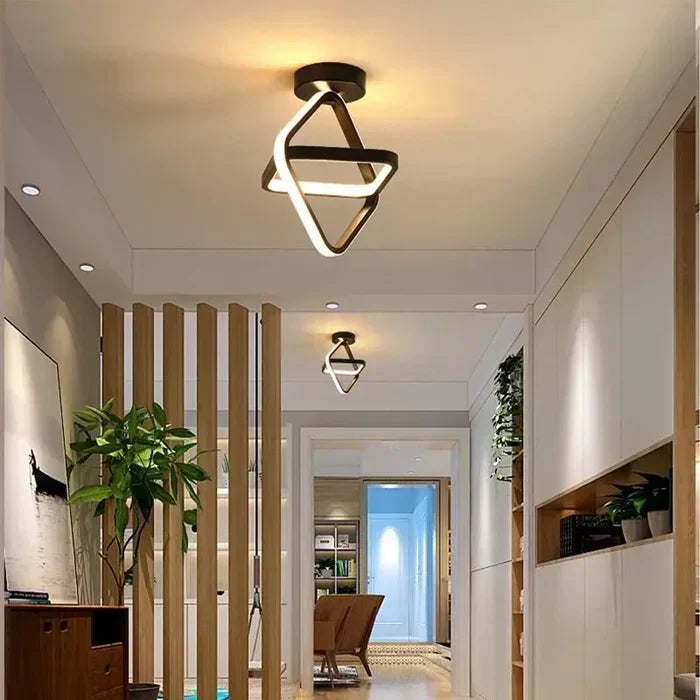 Lámpara de techo LED 24cm, estilo moderno y minimalista, perfecta para luz del hogar.
