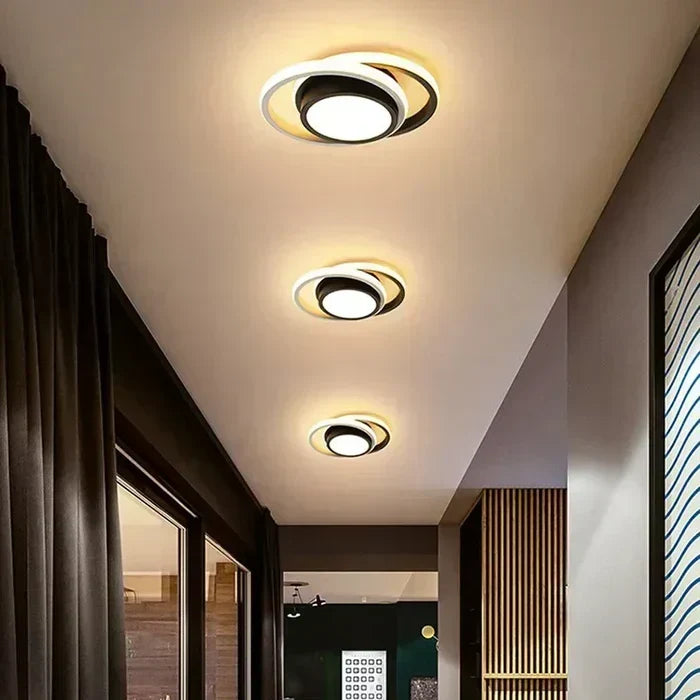 Lámpara de techo LED, diseño cuadrado contemporáneo, luz brillante y eficiente para tu hogar.