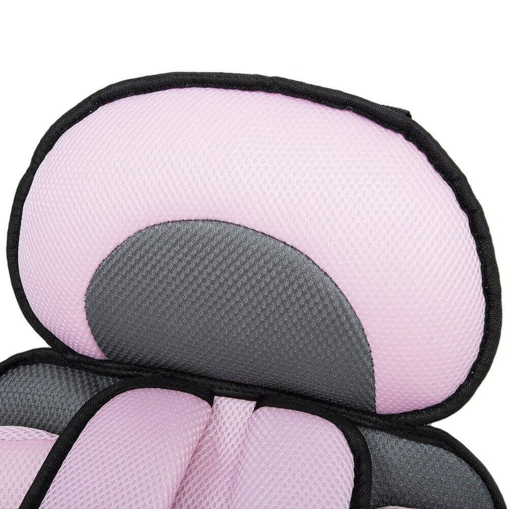 Silla de auto portátil y fácil de instalar, diseño moderno para la seguridad infantil en cualquier vehículo.