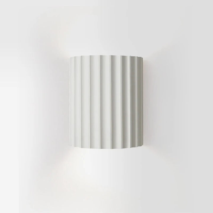 Lámpara de pared con iluminación LED de bajo consumo, diseño de resina moderno para salón y pasillo.