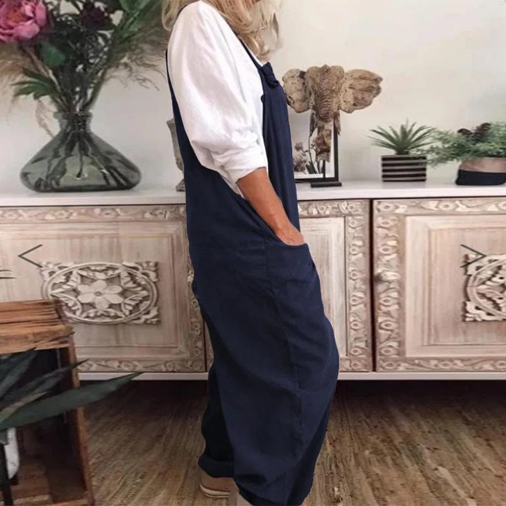 Jumpsuit casual de verano para mujer, cómodo y ligero. Prenda única.