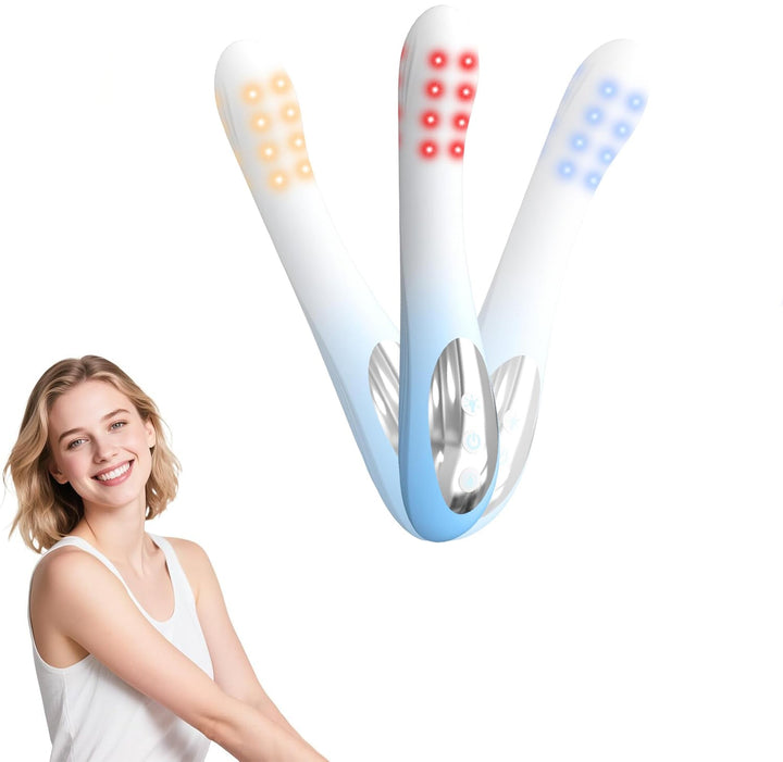 Terapia de luz para higiene íntima y cuidado personal con este dispositivo femenino.