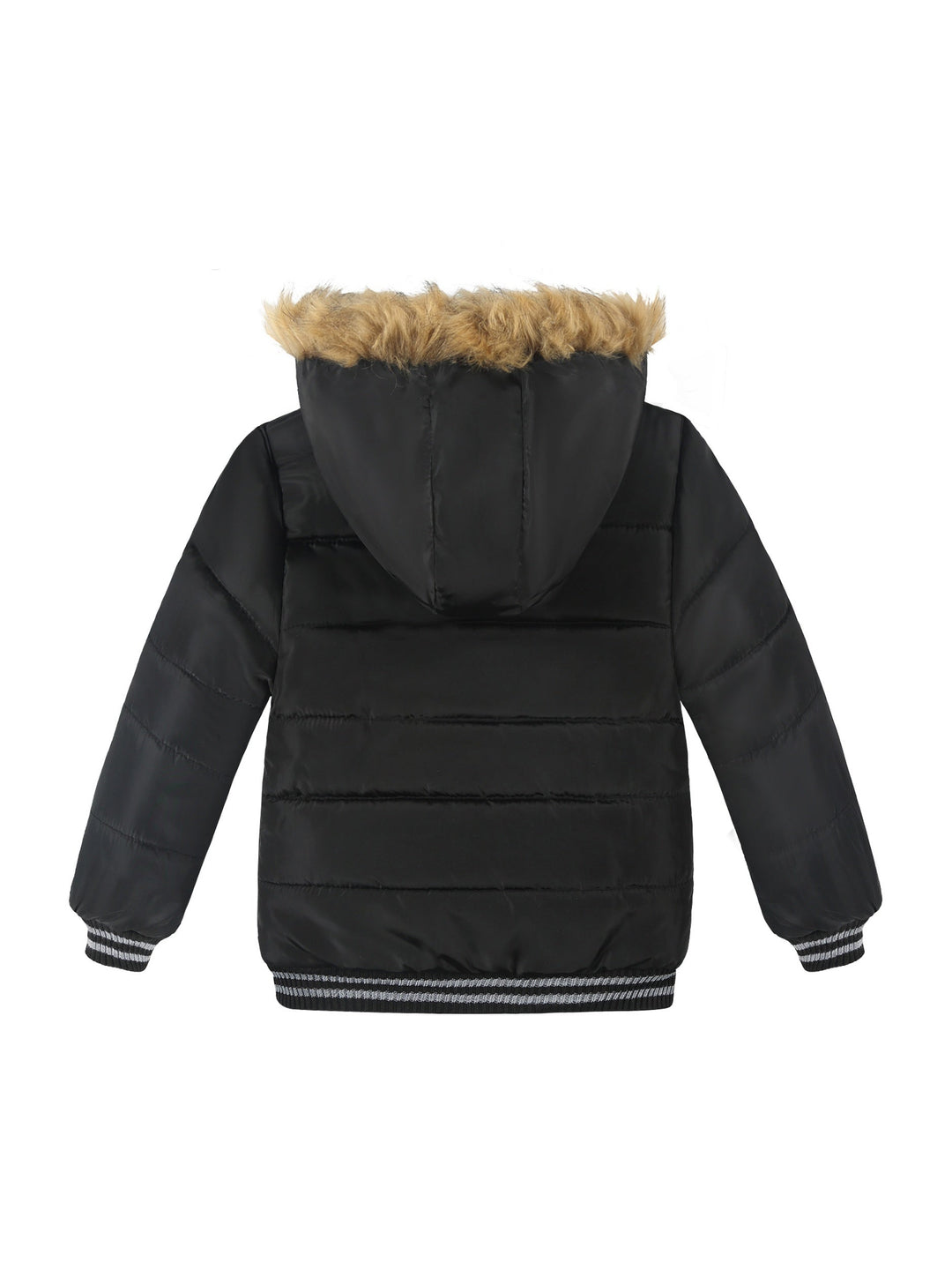 Abrigo acolchado y cálido para niños, con capucha para invierno, duradero y cómodo.
