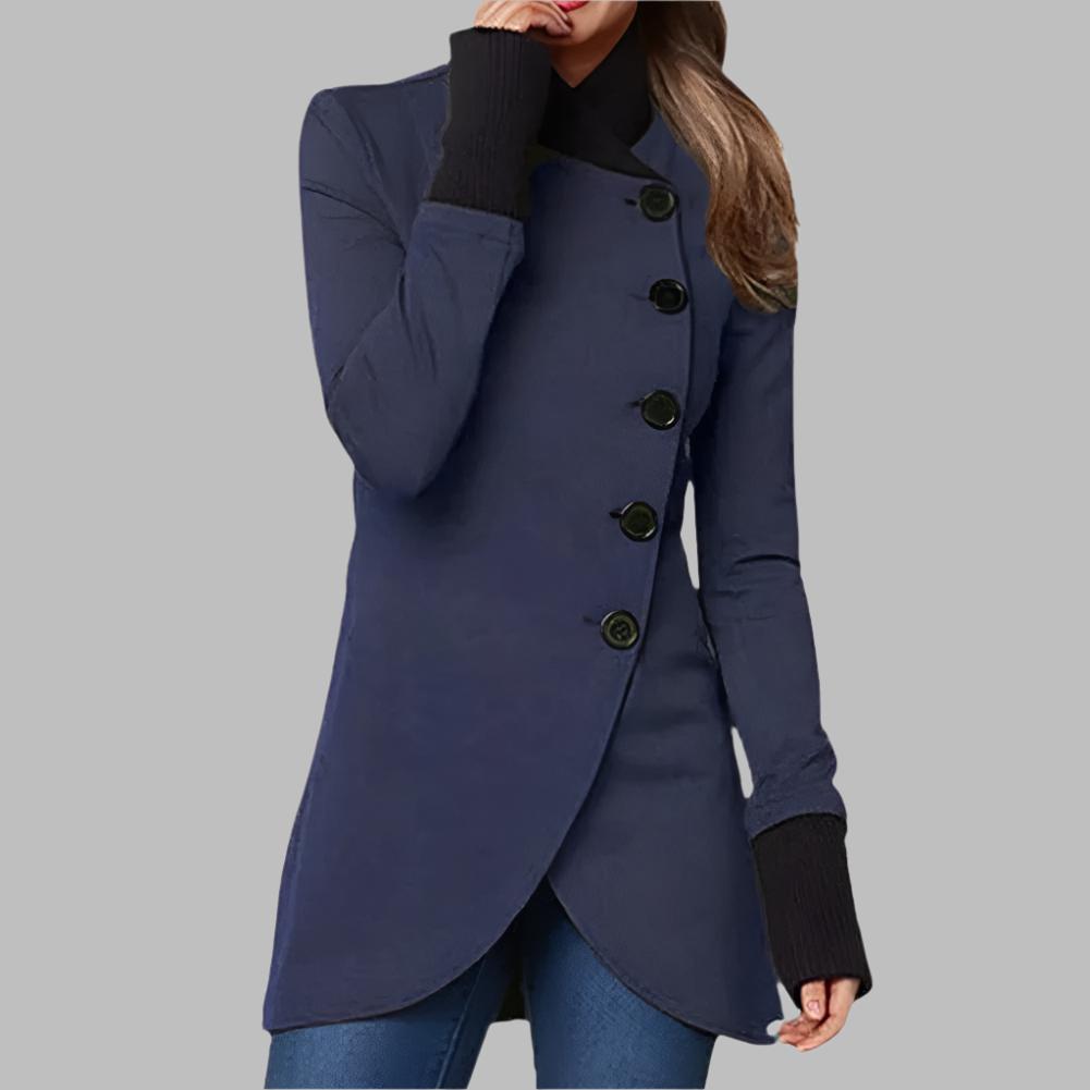 Chaqueta acolchada de invierno con capucha para mujer, estilo casual y moderna, ideal para el frío.