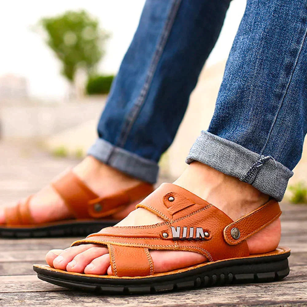 Calzado cómodo: Sandalias ajustables de moda para hombre, perfectas para el verano y un confort duradero.