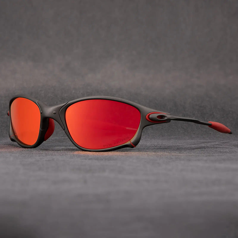 Gafas deportivas polarizadas UV400 para amantes del aire libre. Diseño unisex para ciclismo.