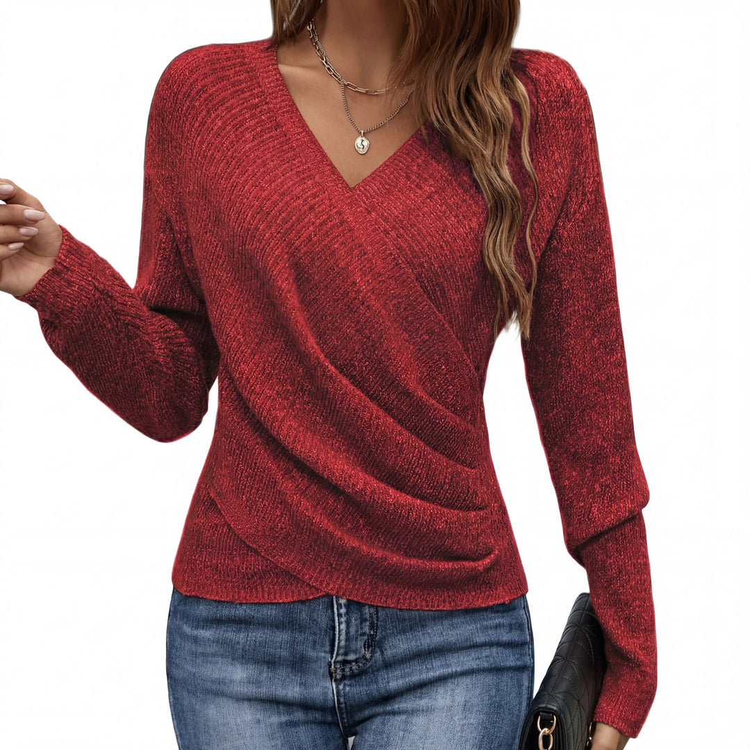 Suéter versátil de mujer con manga larga, cómodo y chic, para looks diarios en frío.
