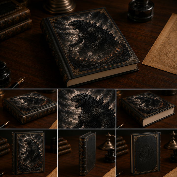 Cuaderno vintage místico Titán para escritura, arte y dibujo. Estilo fantasía, perfecto para regalo.