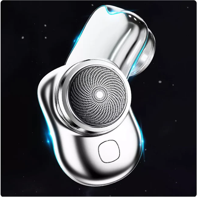 Regalo ideal: afeitadora eléctrica portátil para hombres. Aseo personal fácil y rápido, compacta para viajes.