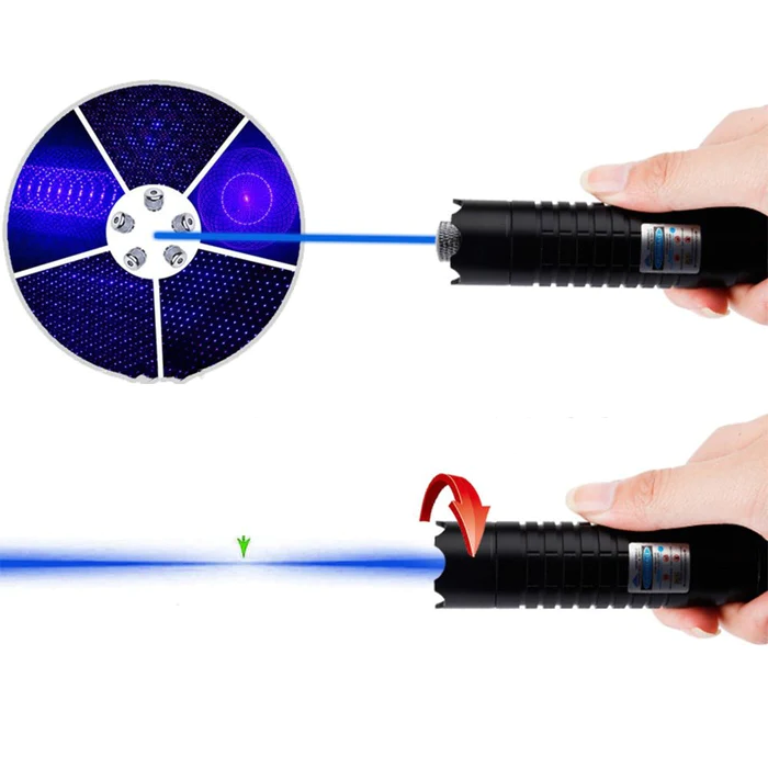 Iluminación potente: linterna láser táctica con 5000m de alcance. Herramienta clave para supervivencia.