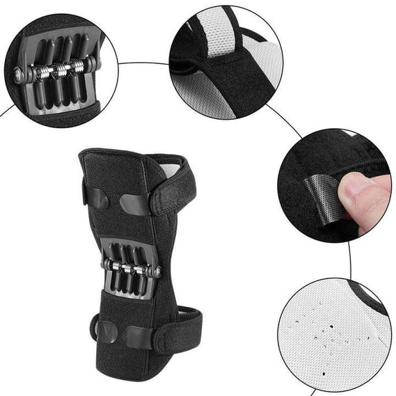 Almohadillas estabilizadoras de rodilla, brindan soporte robusto para dolor articular, deporte y actividades diarias.