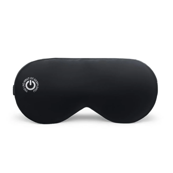 Mascarilla térmica recargable USB para ojos, alivia fatiga, estrés y promueve relajación.