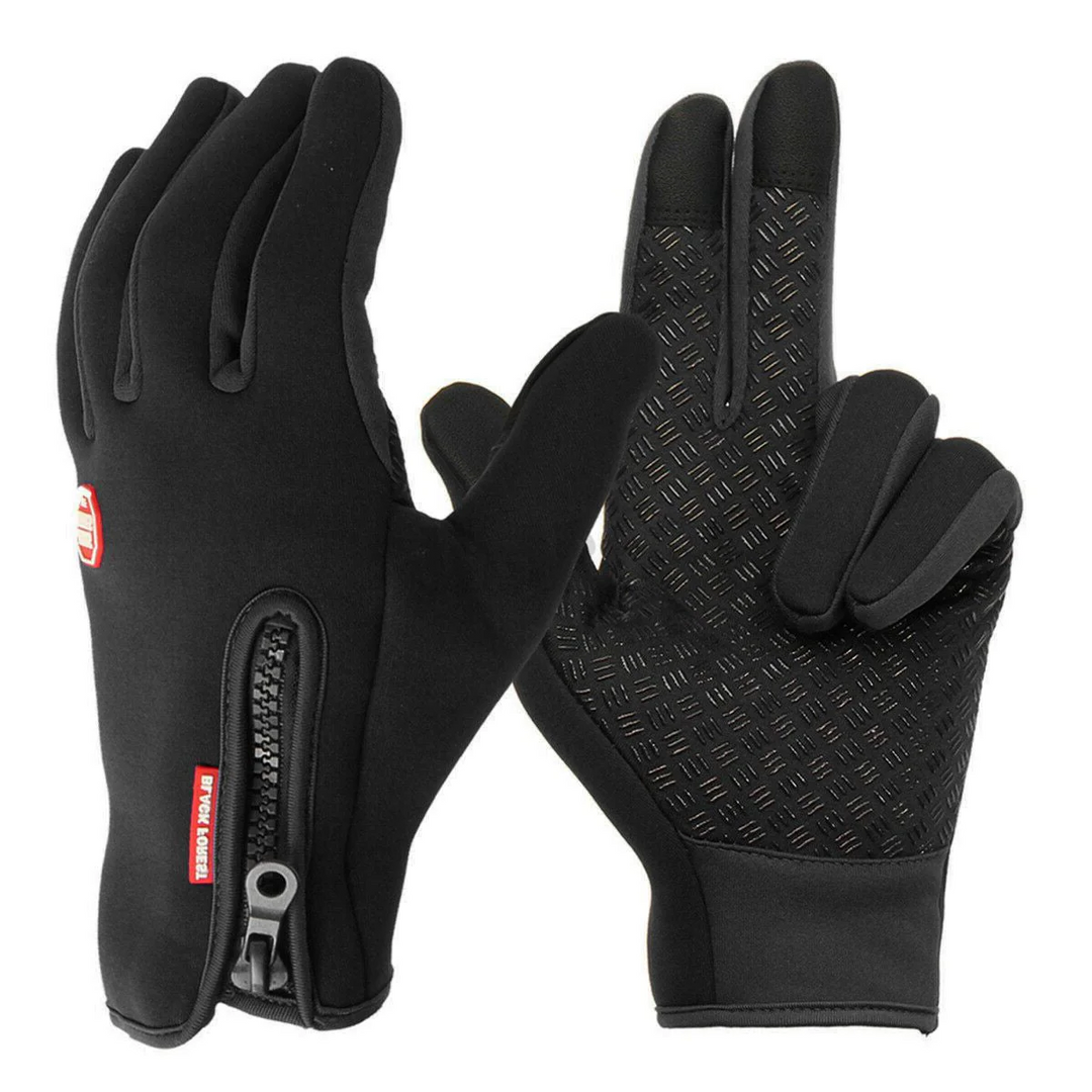 Guantes térmicos unisex con pantalla táctil, impermeables. Ideales para ciclismo, esquí y mantener manos calientes en invierno.