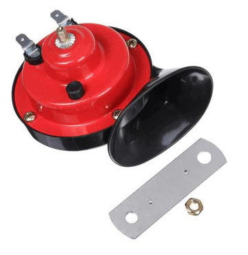 Bocina de 300dB universal para coche. Fácil instalación, ofrece sonido potente y mejora la seguridad automotriz.