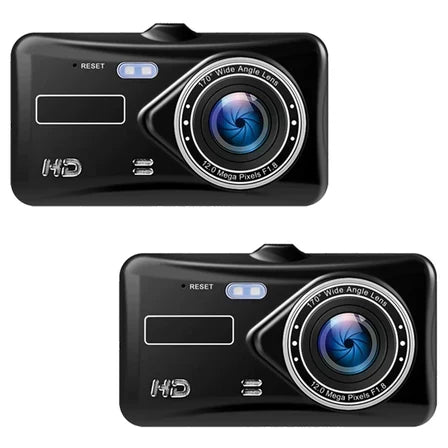 Dash cam para auto con visión nocturna y sensor G, graba en 1080p con gran angular para máxima seguridad.