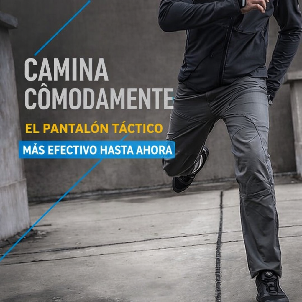 Pantalones outdoor impermeables, con diseño táctico para hombre aventurero.