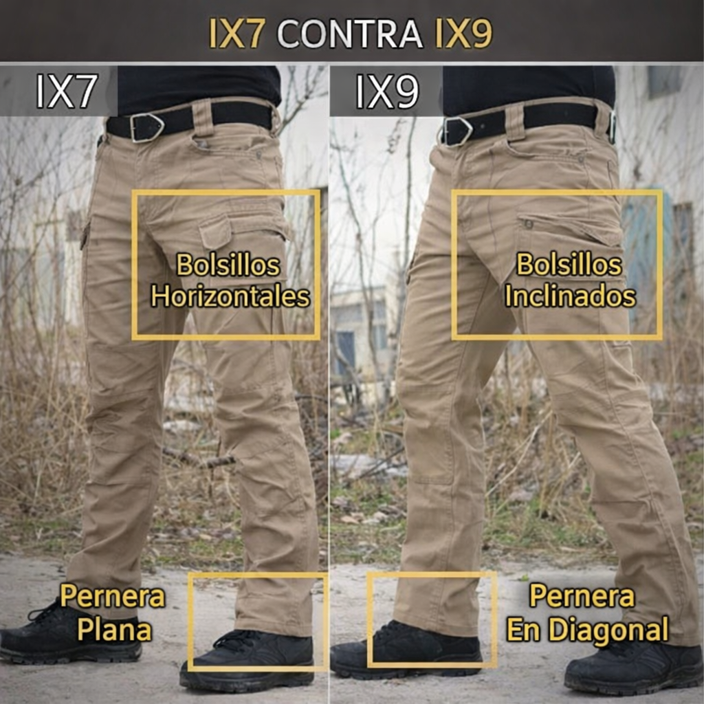 Pantalón de hombre resistente, con múltiples bolsillos, ideal para senderismo.