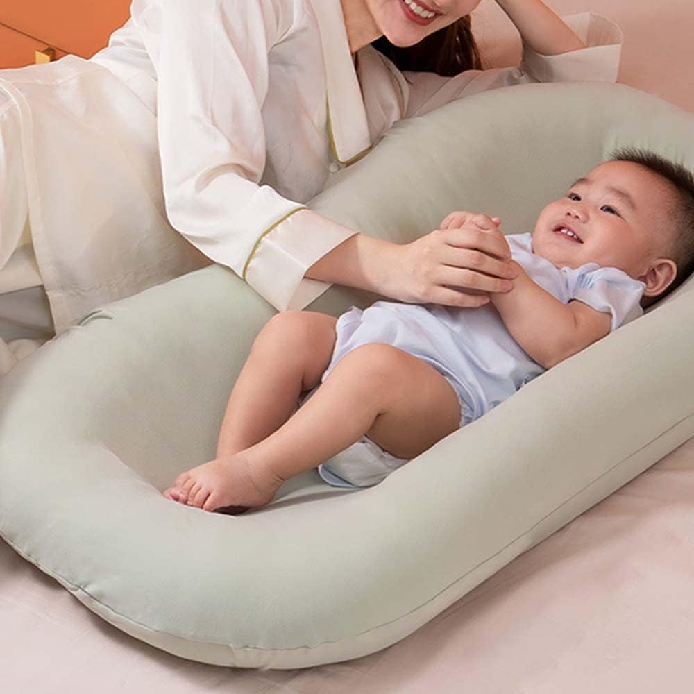 Descanso adaptable: cojín nido de algodón suave para bebés, útil de 0 a 24 meses.