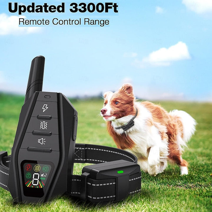 Collar de adiestramiento para perros: impermeable, perfecto para entrenamiento al aire libre, con sonido y vibración.