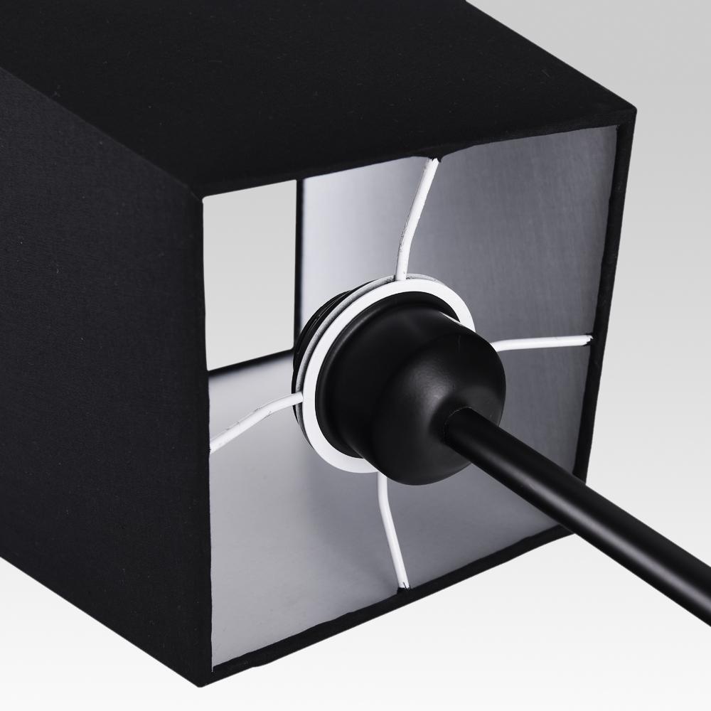 Luz colgante geométrica contemporánea. Lámpara de techo minimalista para diseño interior.