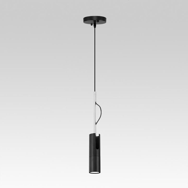 Luz colgante moderna para crear ambiente. Foco de una luz con diseño contemporáneo para iluminación del hogar.
