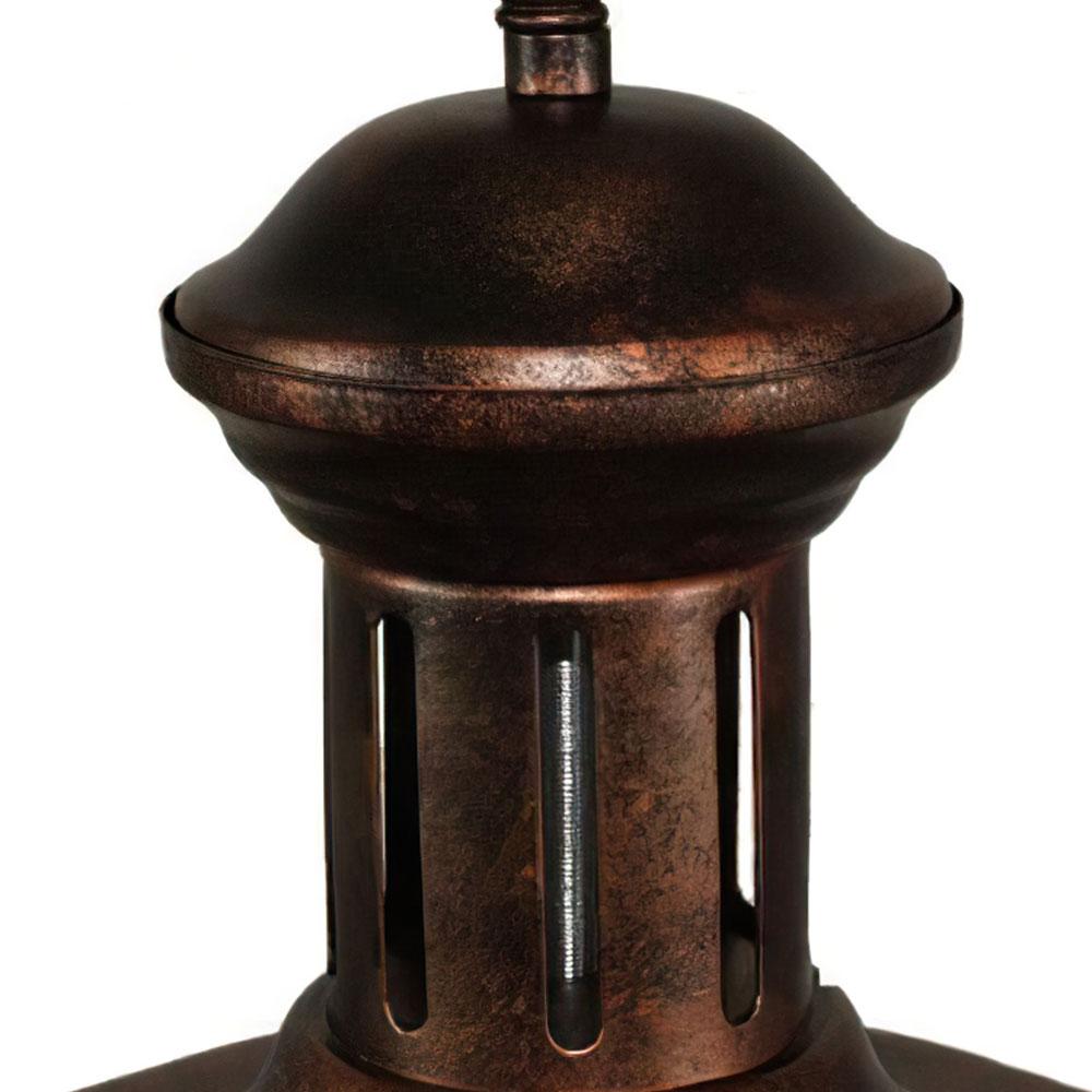 Colgante rústico industrial. Lámpara de cúpula ajustable para techo. Perfecta para decoración y luz.