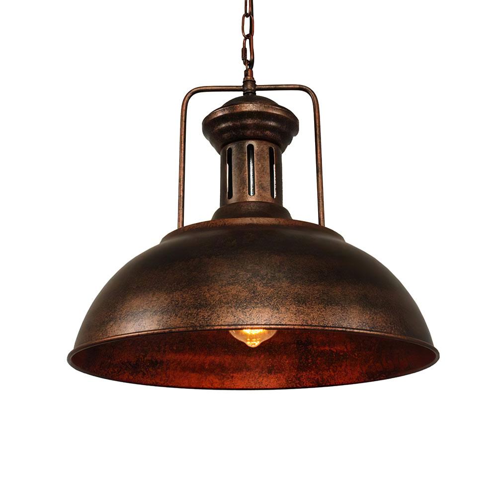 Lámpara de techo estilo granja moderna. Colgante industrial rústico, perfecto para ambientes acogedores.