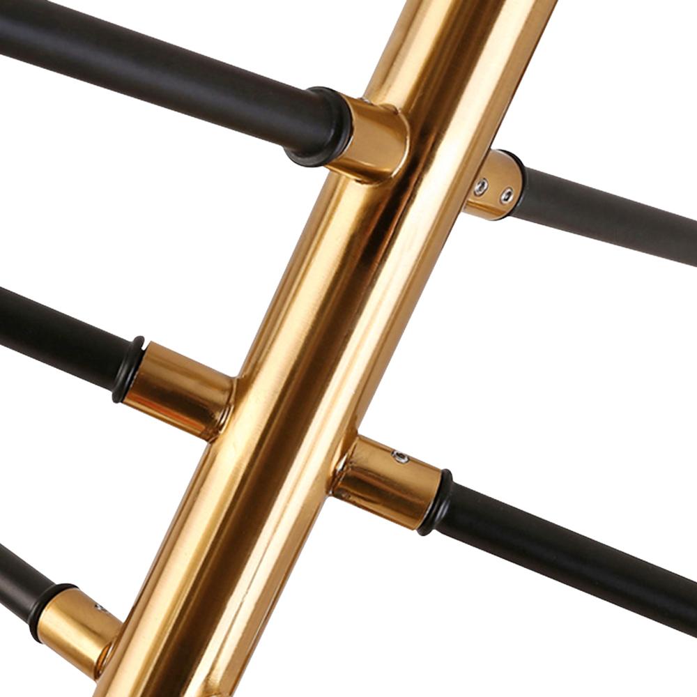 Candelabro Sputnik elegante de 8 luces. Lámpara de techo estilo medio siglo para decoración de lujo.