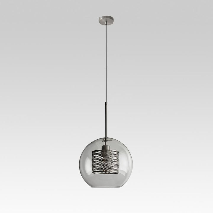 Lámpara de techo minimalista con globo, colgante moderna para diseño de interiores.
