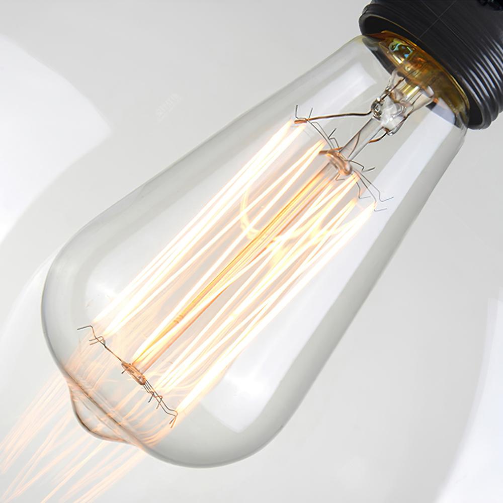 Lámpara colgante regulable de 3 luces, diseño moderno con pantallas de cristal geométricas. Perfecta para cualquier hogar.