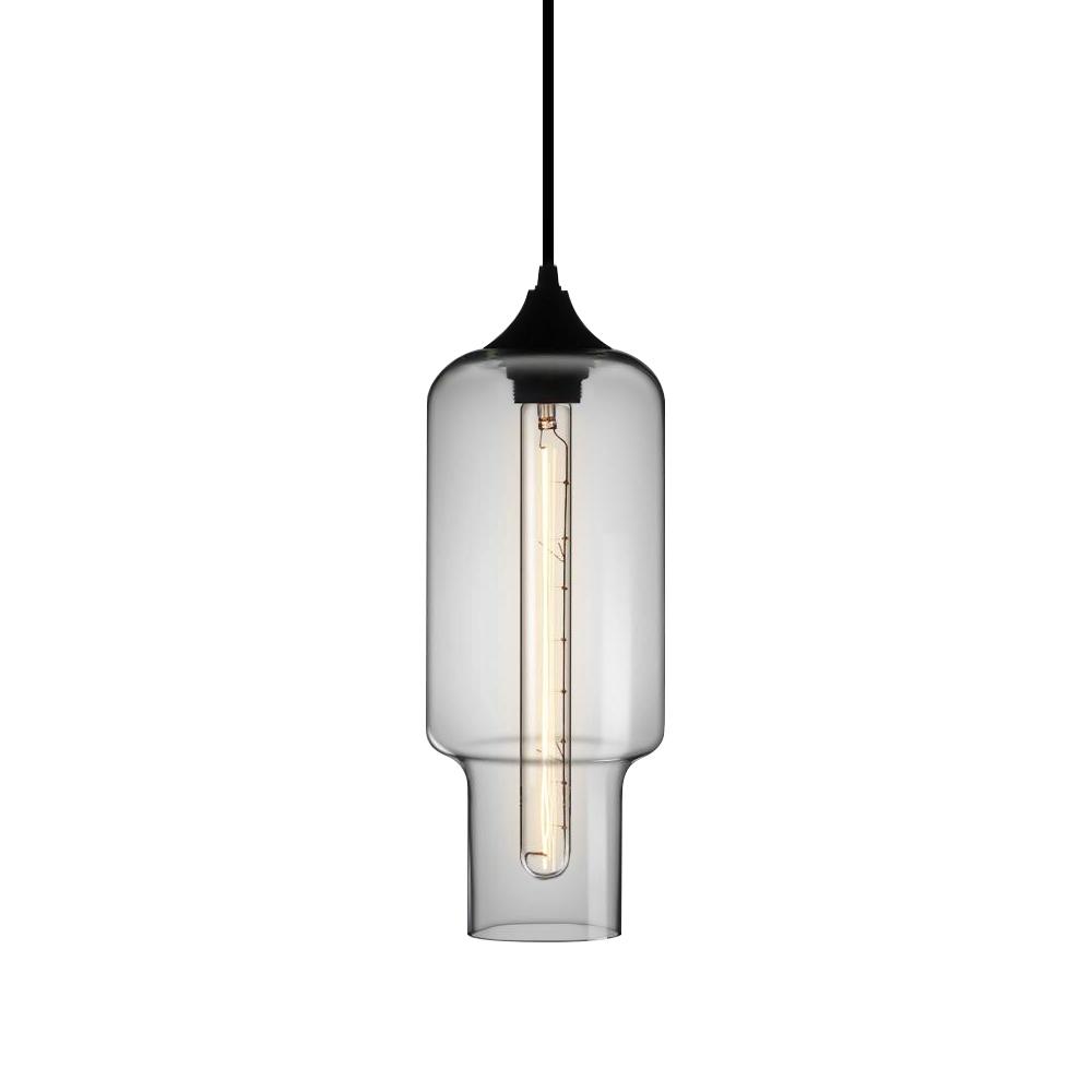 Lámpara colgante negra de 3 luces, pantallas de cristal geométricas. Iluminación moderna adaptable a techos inclinados.