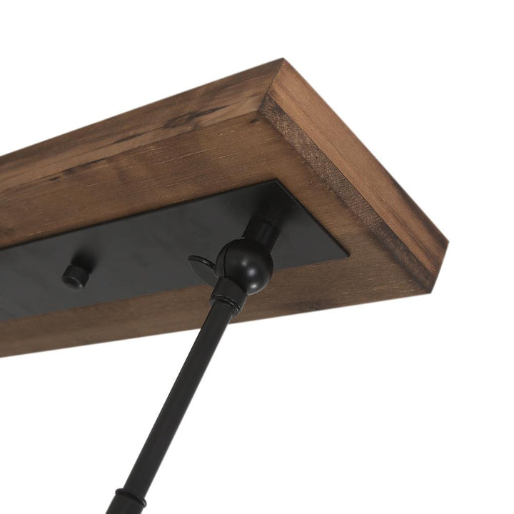Aplique de luz de 3 luces industrial, perfecto para proyectos de iluminación de decoración moderna.