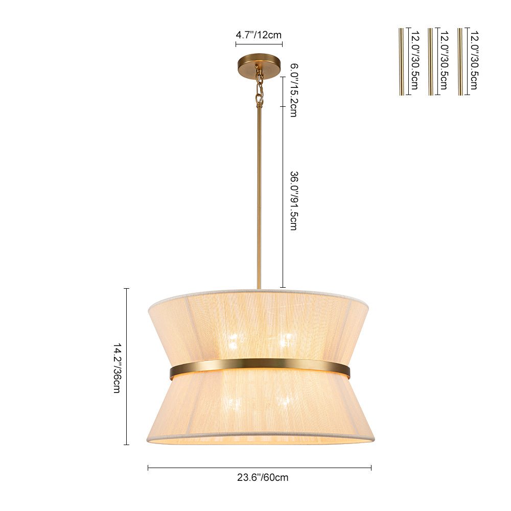 Luz colgante moderna de cuerda, regulable, ideal para estilo costero.